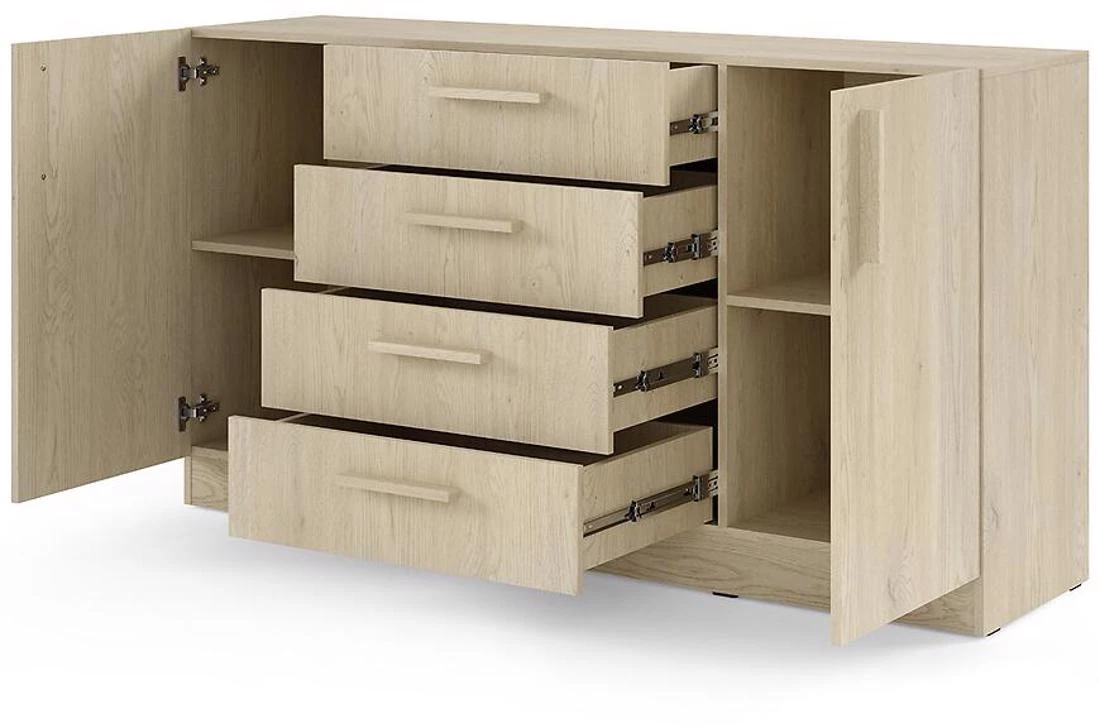 Braga BRK1 komoda 155,5x40x85 hrast