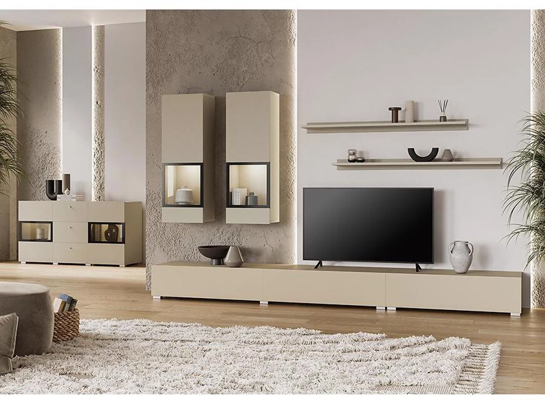 Baros komoda 132x39x70 bež