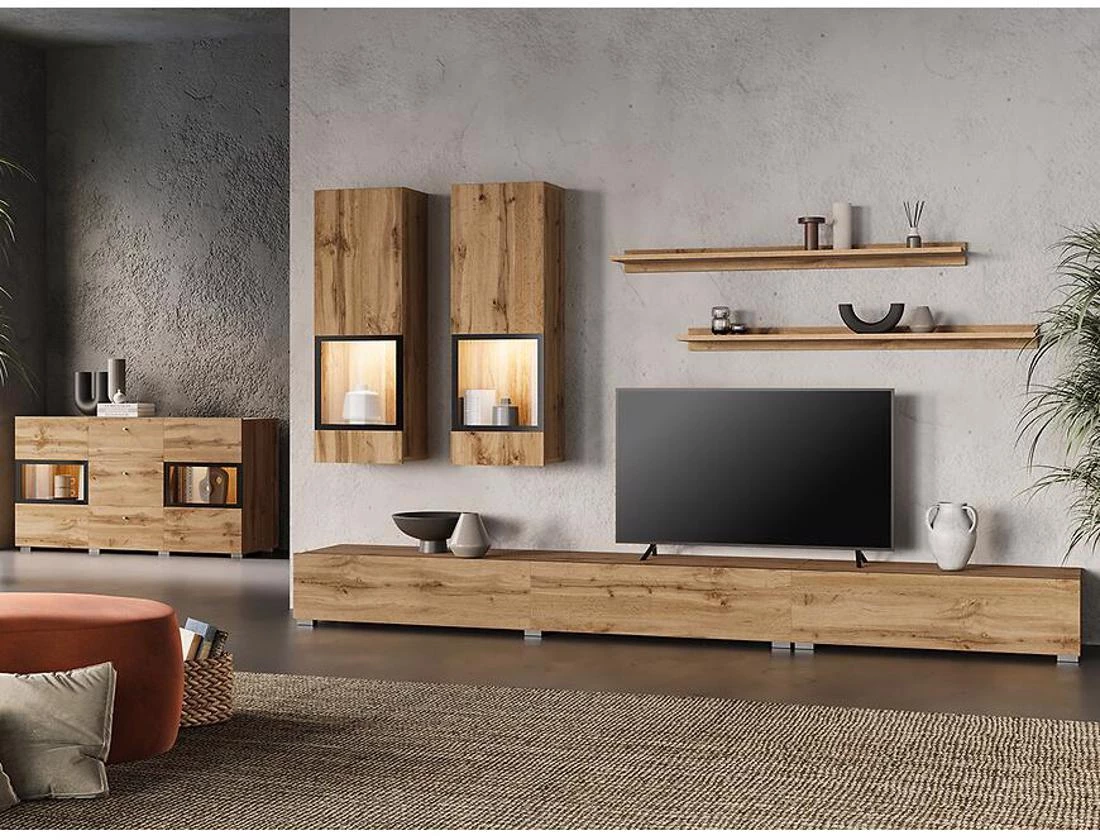 Baros komoda 132x39x70 hrast
