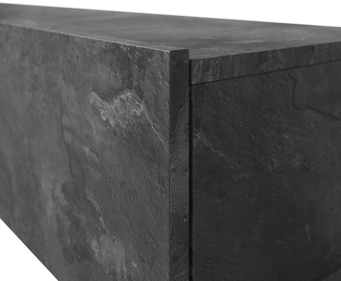Baros komoda 132x39x70 tamni beton