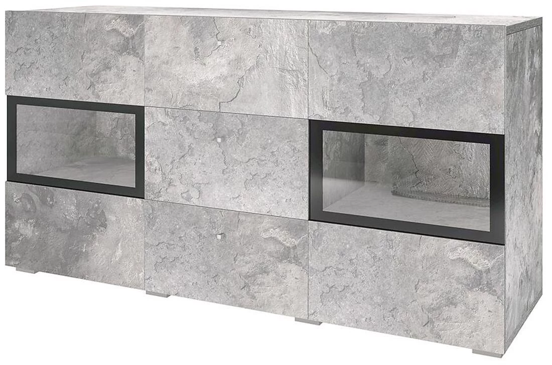 Baros 26 komoda 132x39x70 svetli beton