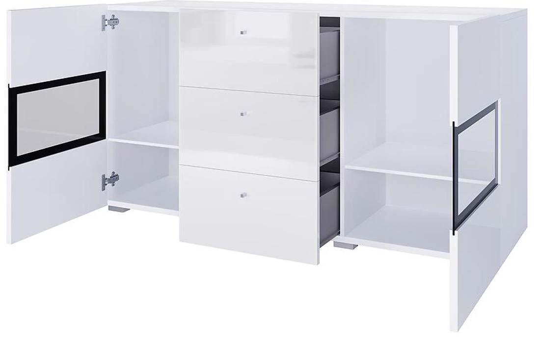 Baros 26 komoda 132x39x70 bela