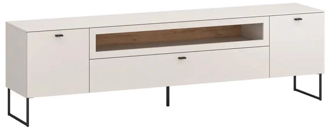 Sao Paulo TV komoda 200x40x57 kašmir/hrast