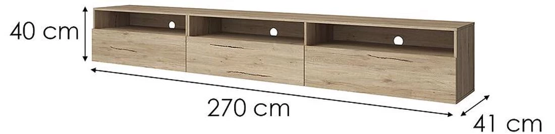 Baros TV komoda 270x41x40 San Remo