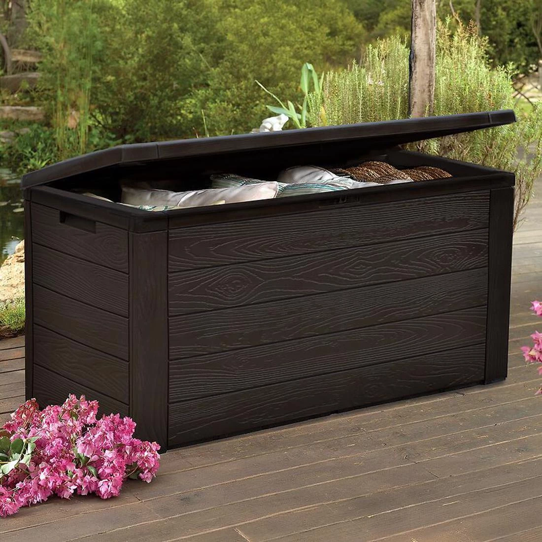 Baštenska kutija Woody 120x45x60 300l antracit