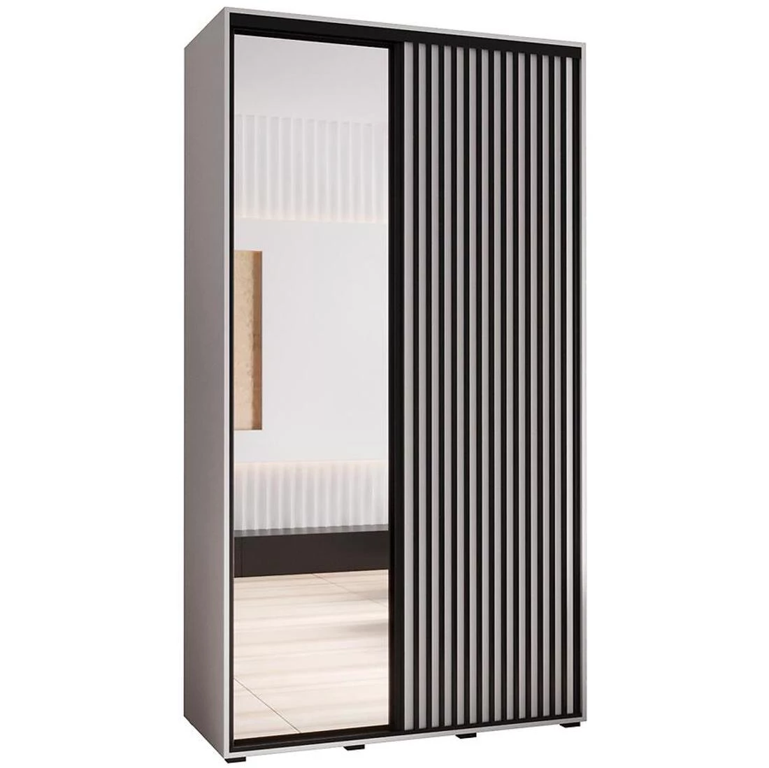 Lanko klizni ormar 130x60x235,2 cm bela