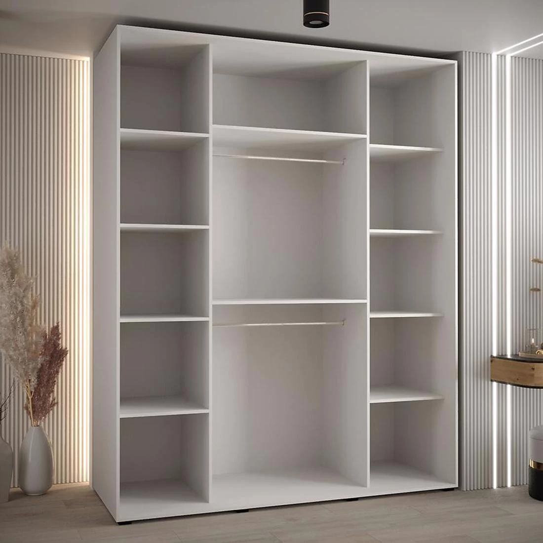 Lanko  klizni ormar 190x60x235,2 cm bela/artisan