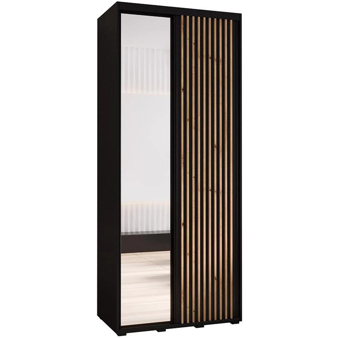 Lanko  klizni ormar 120x45x235,2 cm crna