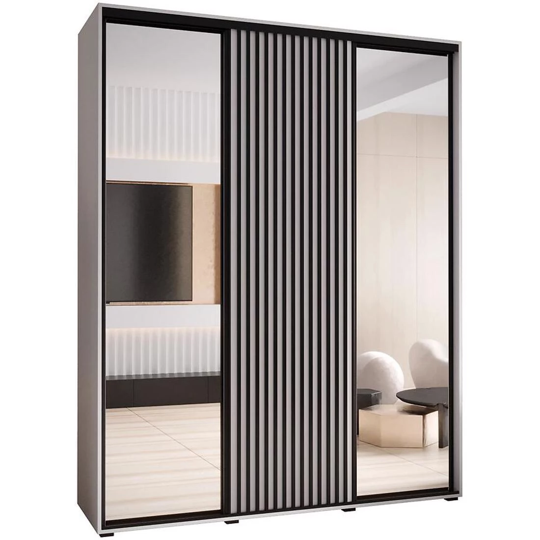 Lanko  klizni ormar 190x60x235,2 cm bela