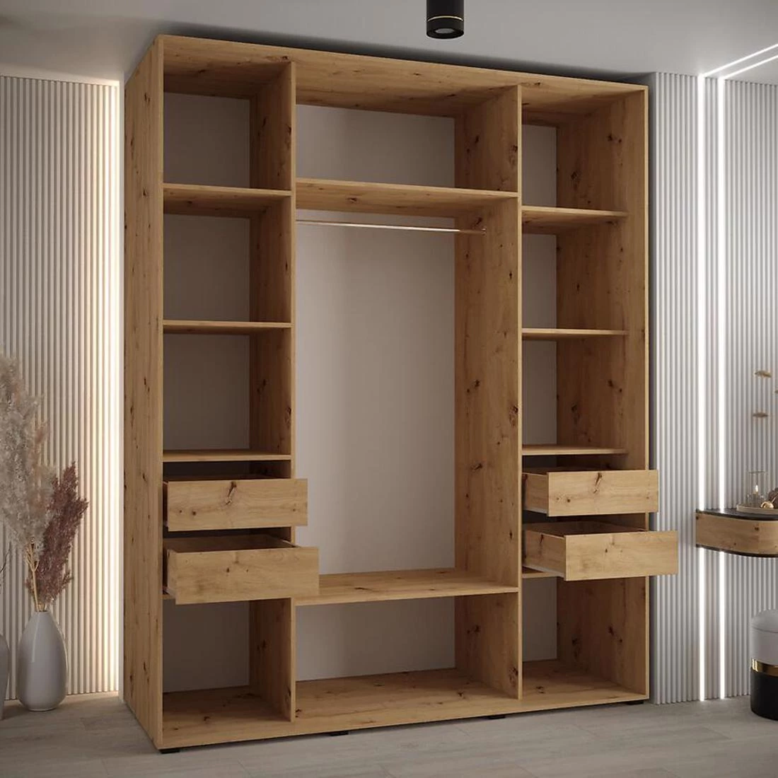 Lanko  klizni ormar 190x60x235,2 cm bela
