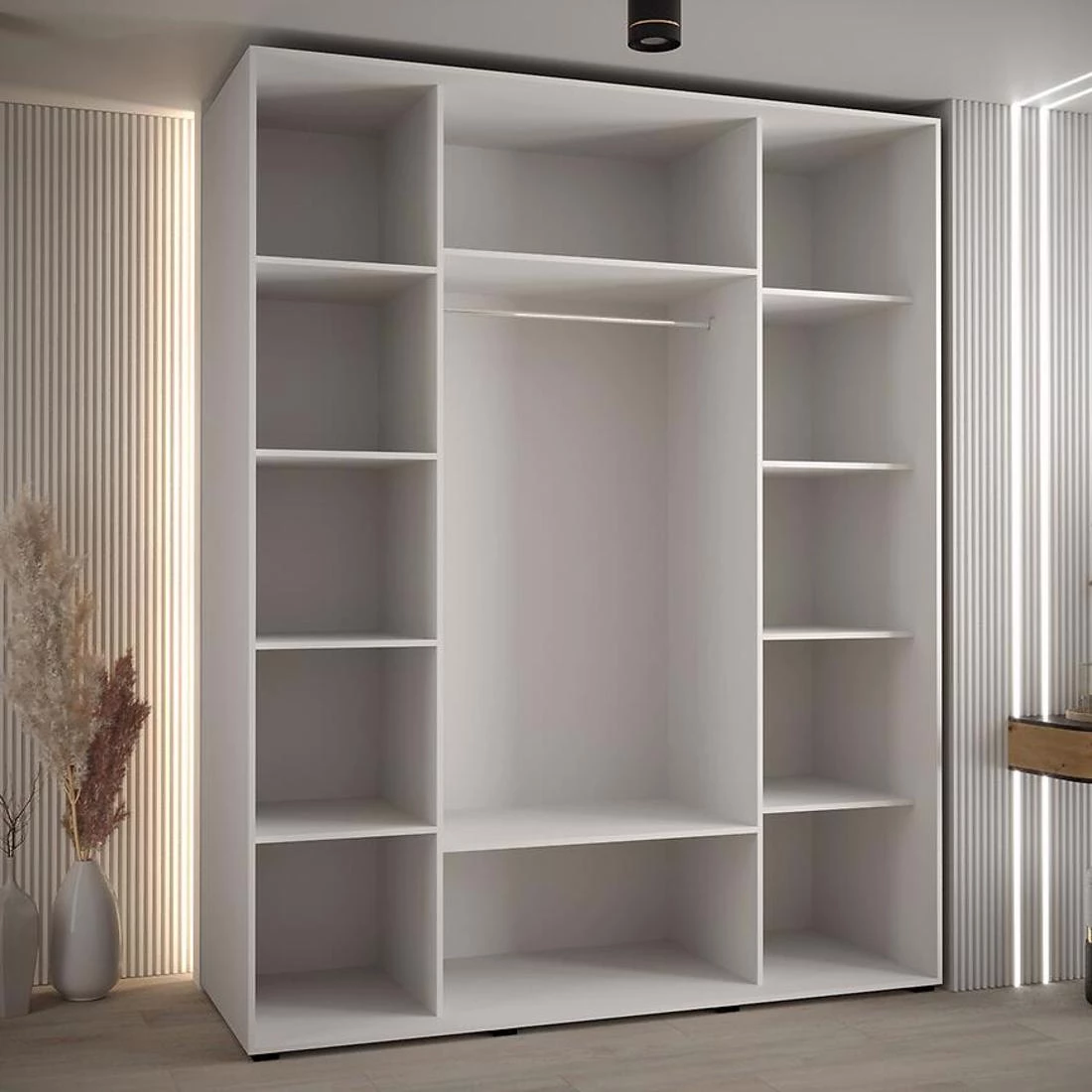 Lanko klizni ormar 200x60x235,2 cm bela