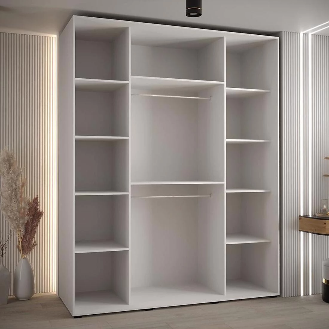 Lanko klizni ormar 200x60x235,2 cm bela