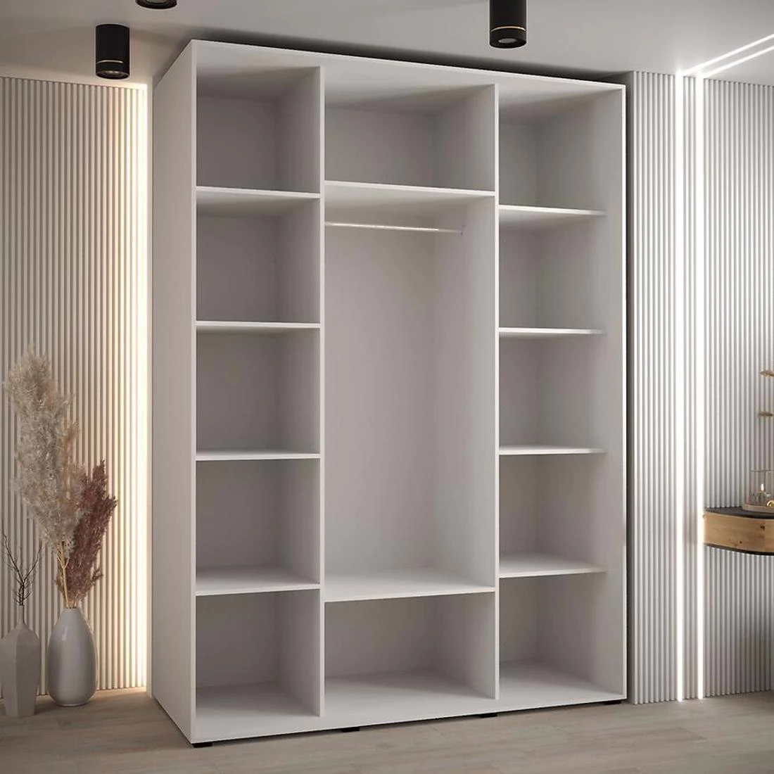 Lanko  klizni ormar 170x60x235,2 cm bela/artisan