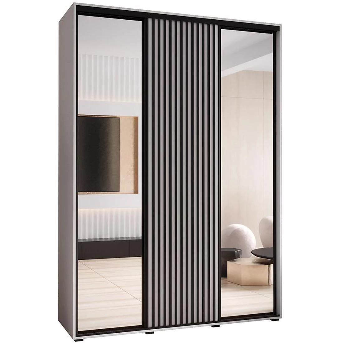 Lanko  klizni ormar 170x60x235,2 cm bela