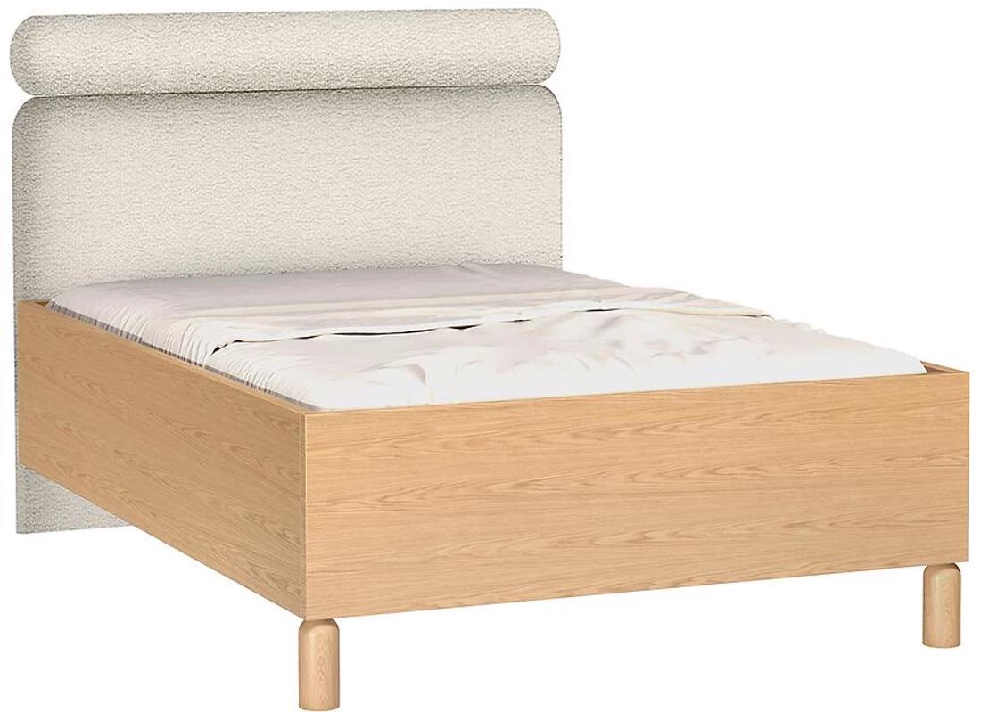 Krevet 140/200 Sanden S12, gusti okvir sa uparivacem knjiga