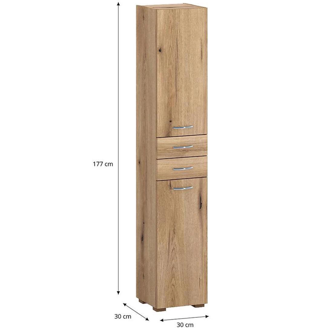 Rio 30 ormar 30x30x177 cm evoke hrast