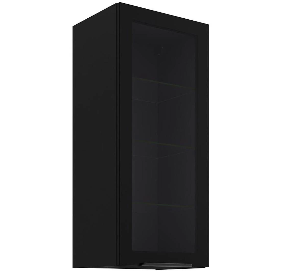 Kuhinjski ormaric - vitrina 40GS-90 1F 90x31x40 cm crna