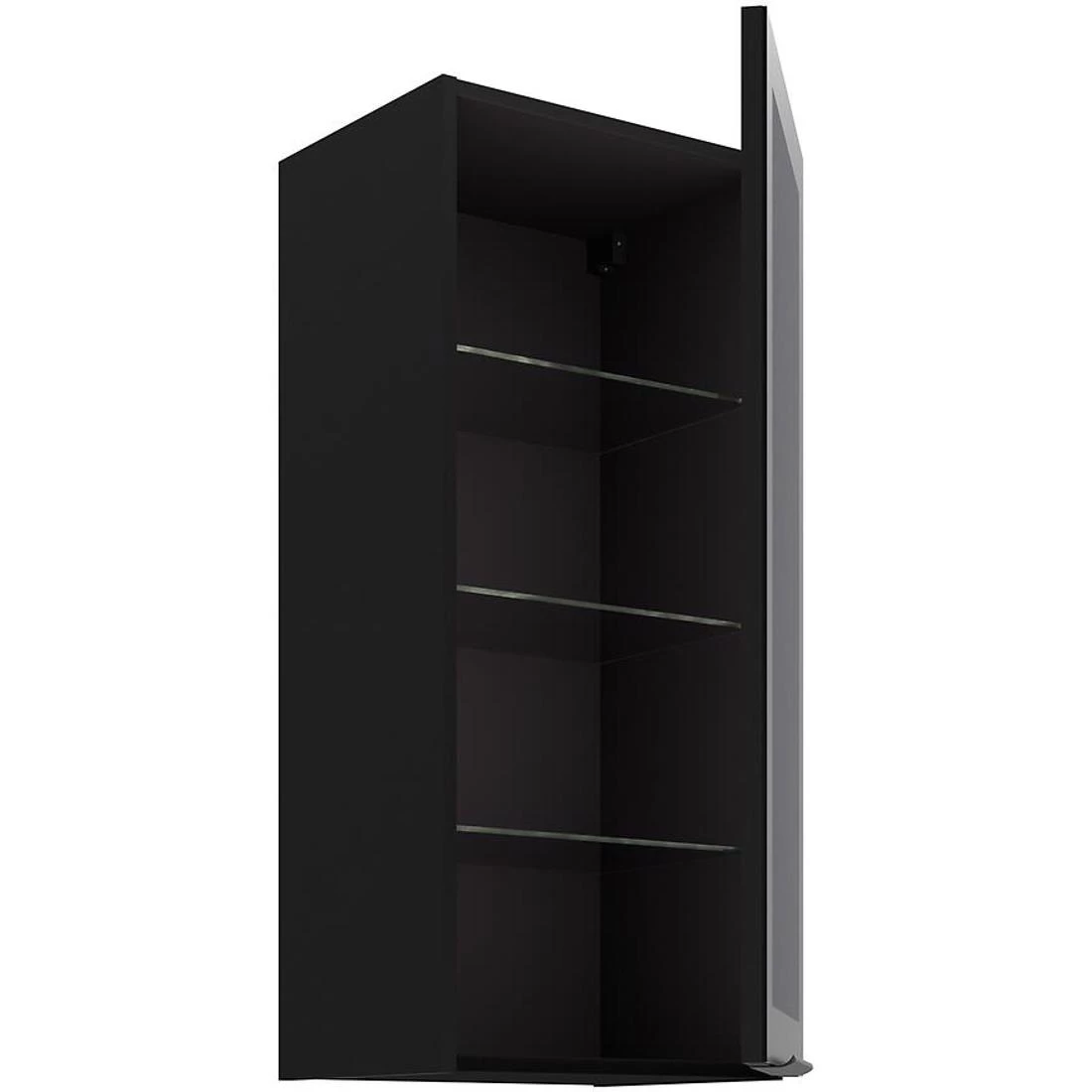 Kuhinjski ormaric - vitrina 40GS-90 1F 90x31x40 cm crna