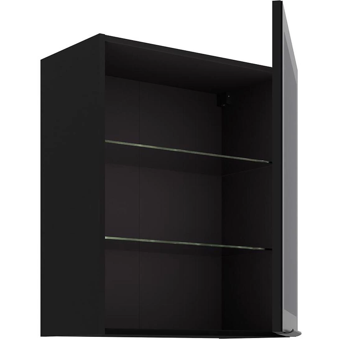 Kuhinjski ormaric - vitrina 60GS-72 1F 72x31x60 cm crna