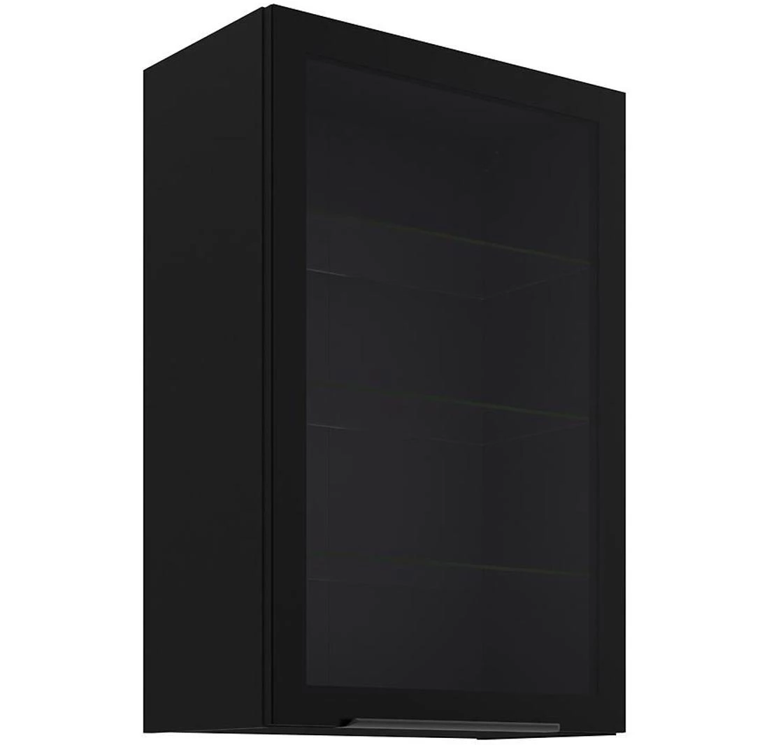 Kuhinjski ormaric - vitrina 60GS-90 1F 90x31x60 cm crna