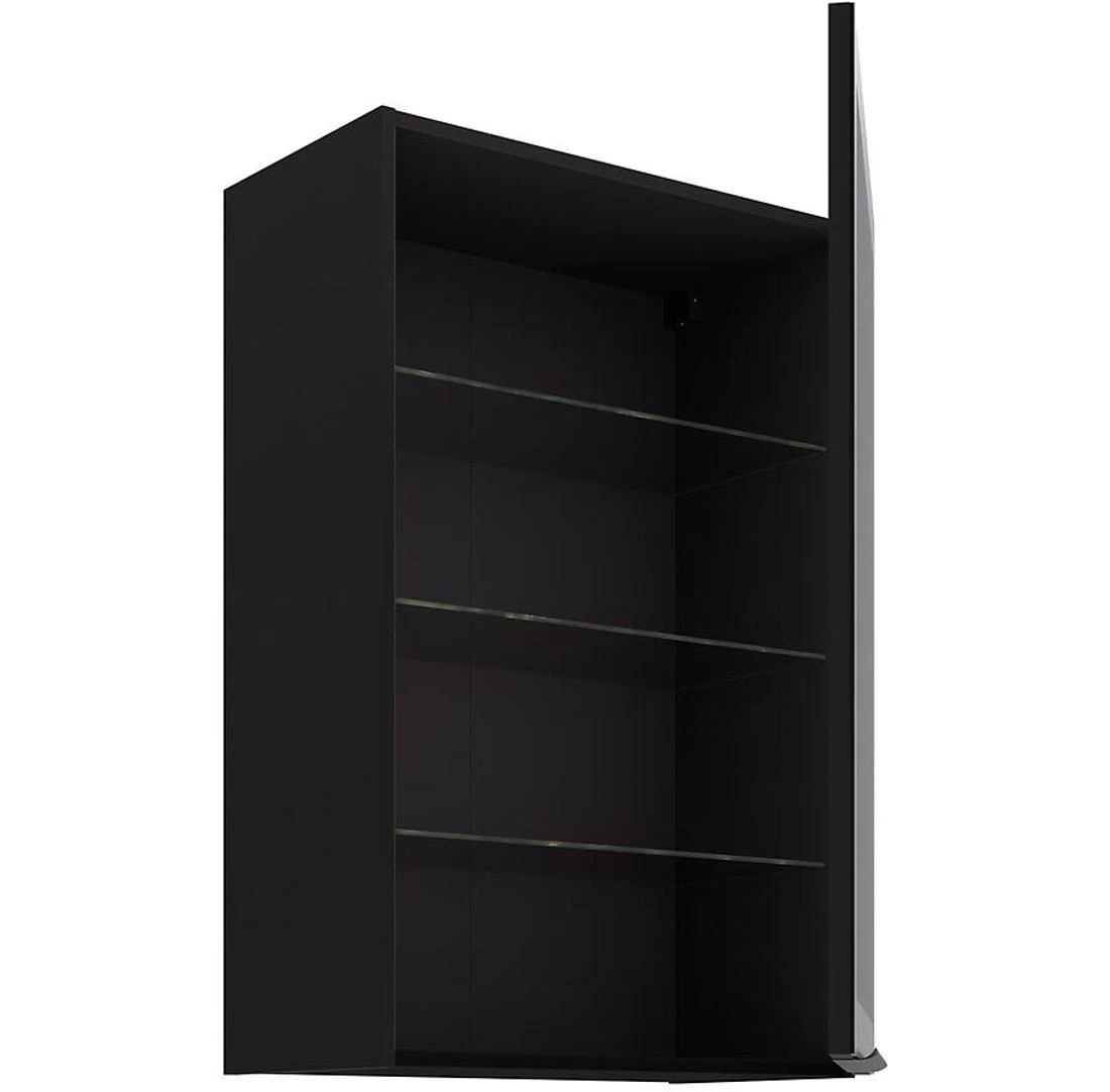 Kuhinjski ormaric - vitrina 60GS-90 1F 90x31x60 cm crna