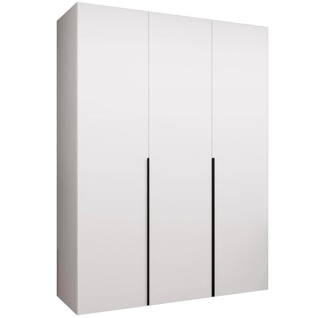 Alicante I garderober 150x50x202 cm bela/crna