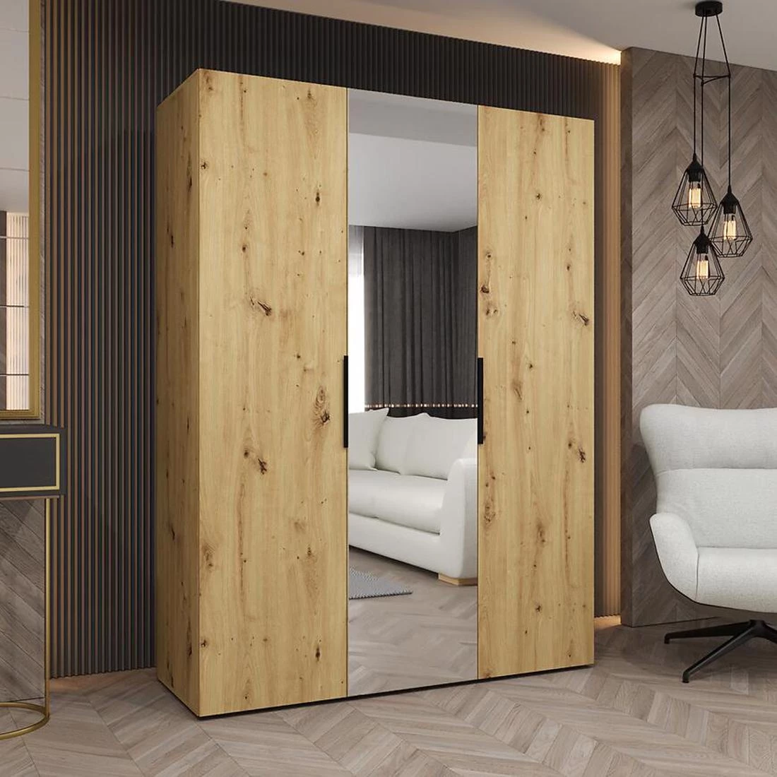 Marbella II garderober 150x50x202 cm artisan