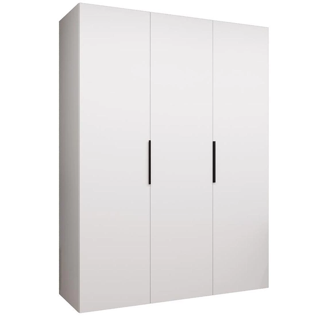 Marbella I garderober 150x50x202 cm bela/crna