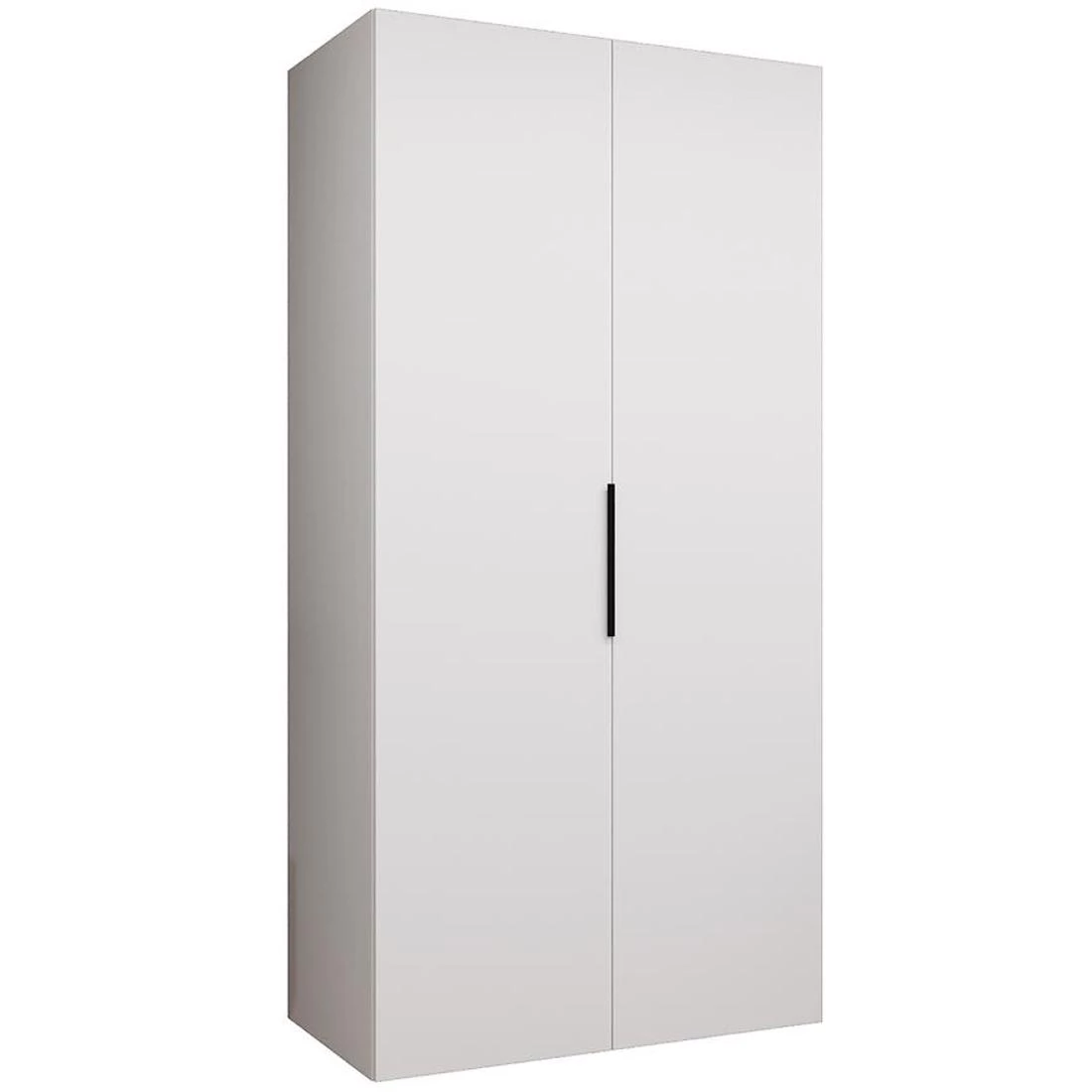 Marbella I garderober 100x50x202 cm bela/crna