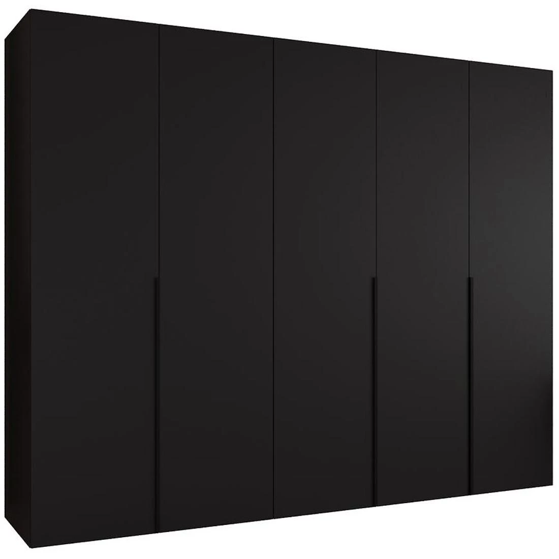 Alicante I garderober 250x50x202 cm crna