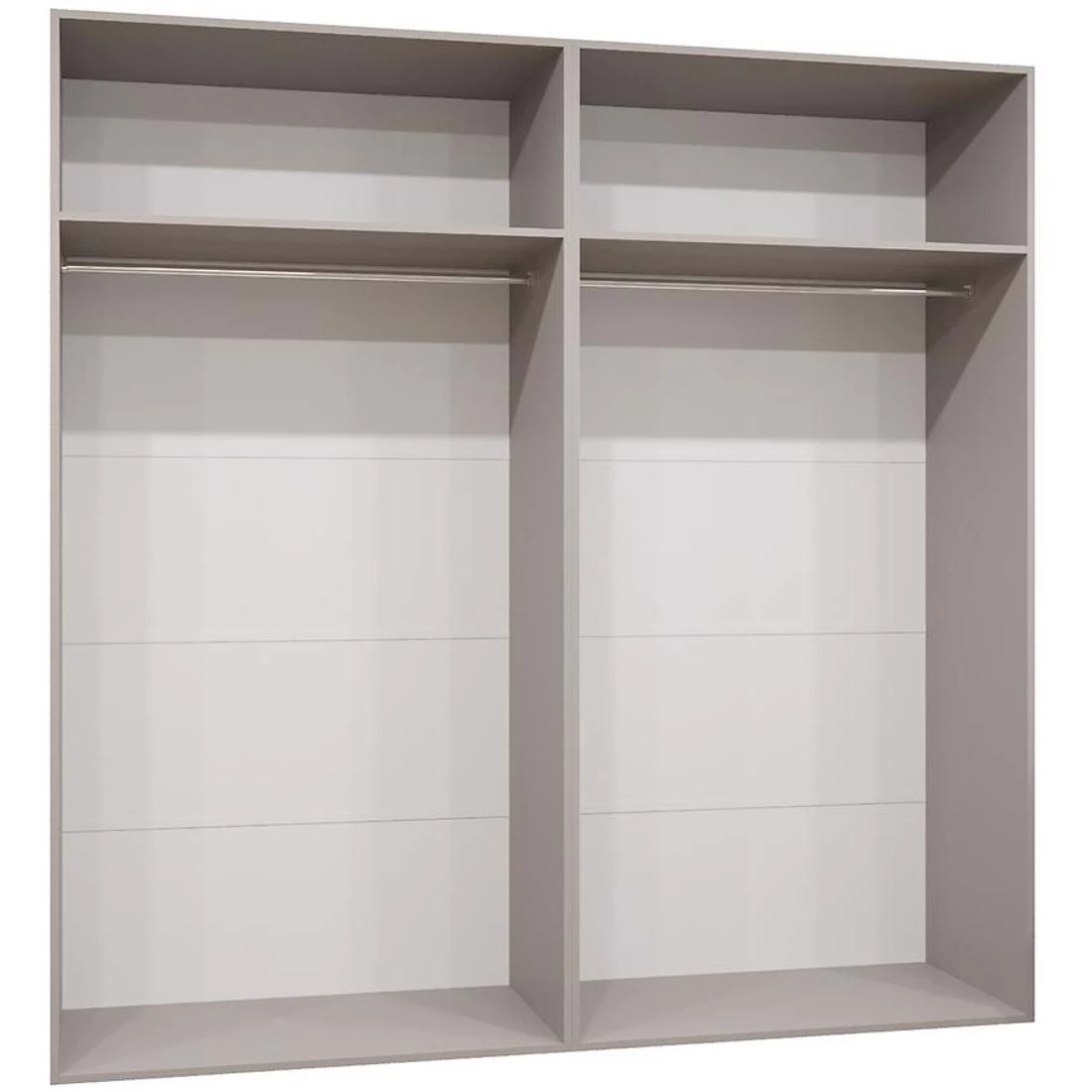 Marbella II garderober 200x50x202 cm kašmir/crna