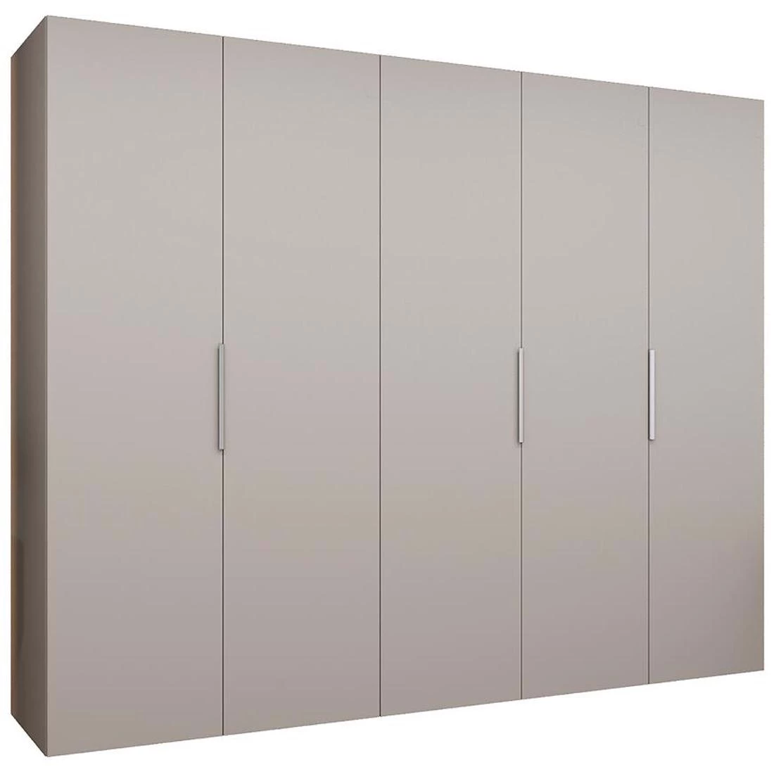Marbella I garderober 250x50x202 cm kašmir/srebro