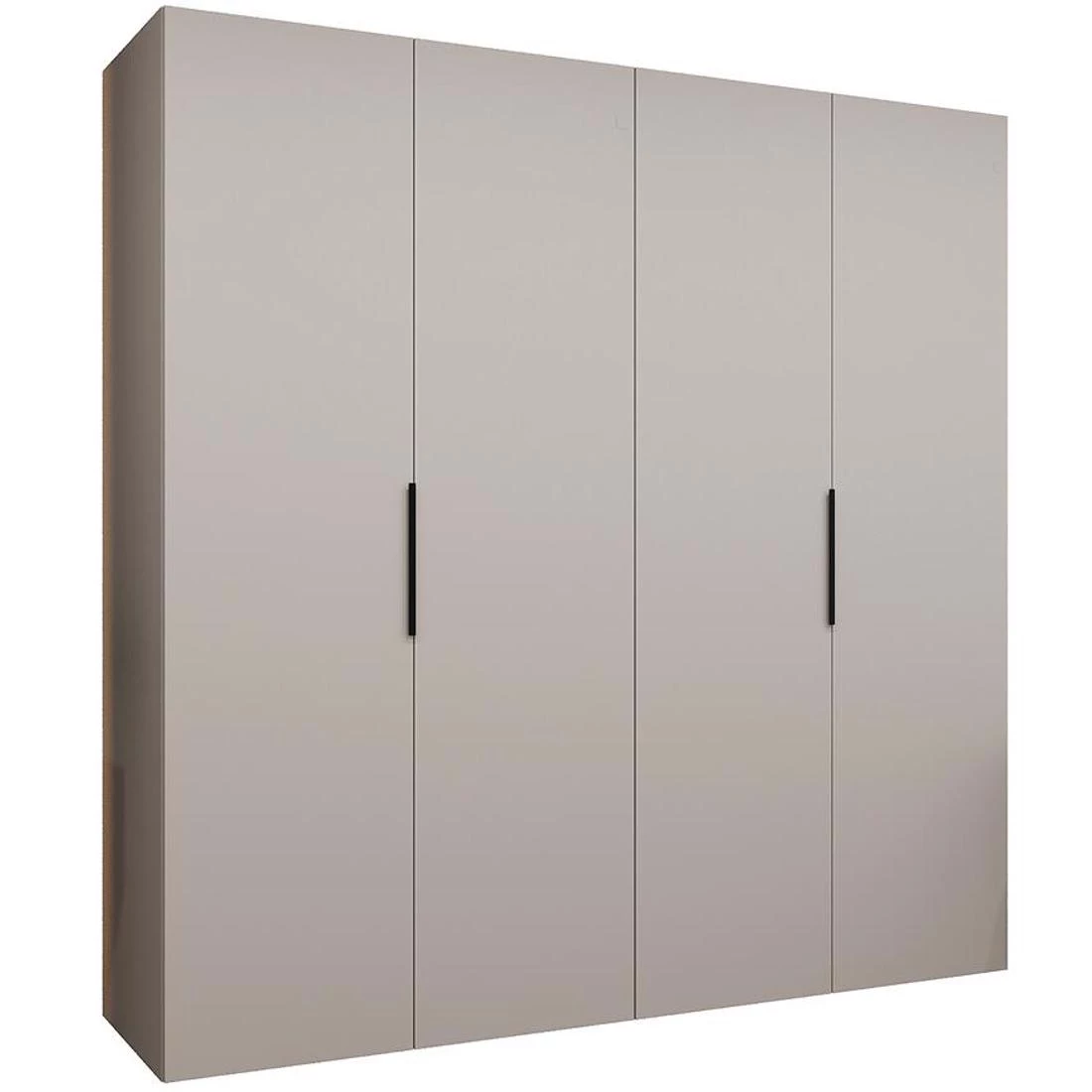 Marbella I garderober 200x50x202 cm kašmir/crna
