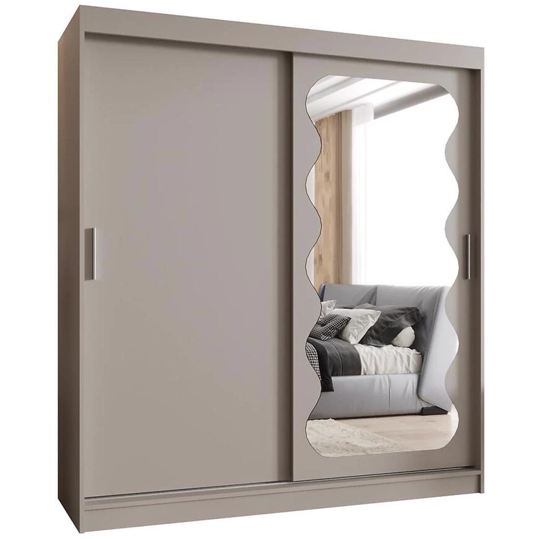 Spoti garderober 180x62x200 cm kašmir