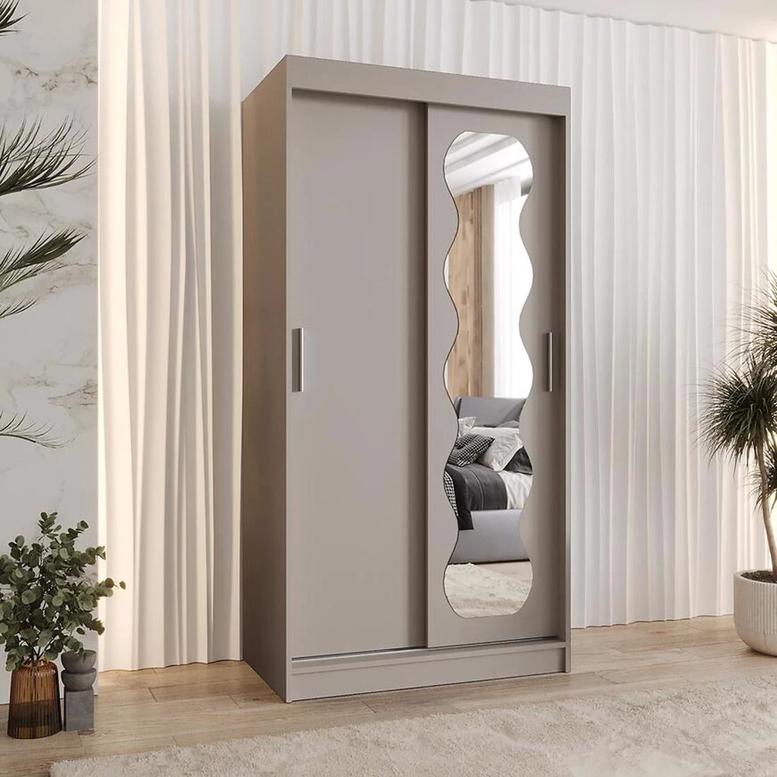 Spoti garderober 100x62x200 cm kašmir