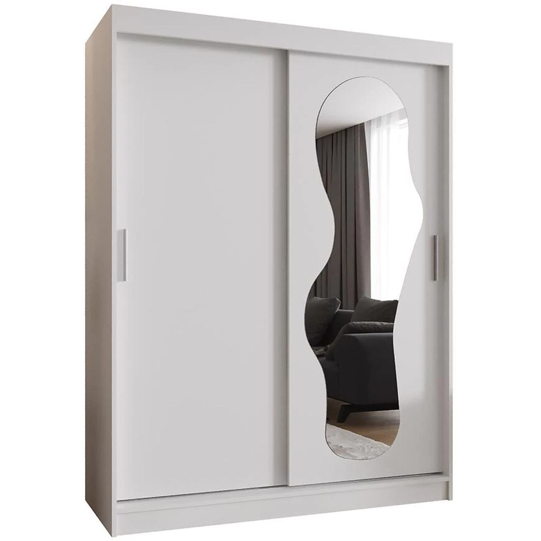 Ultra garderober 150x62x200 cm bela