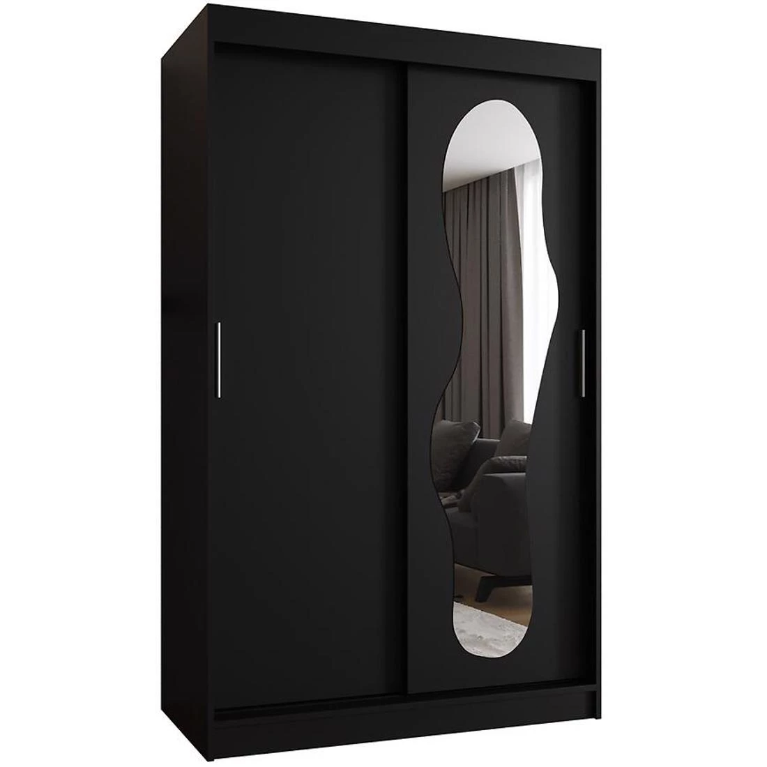 Ultra garderober 120x62x200 cm crna