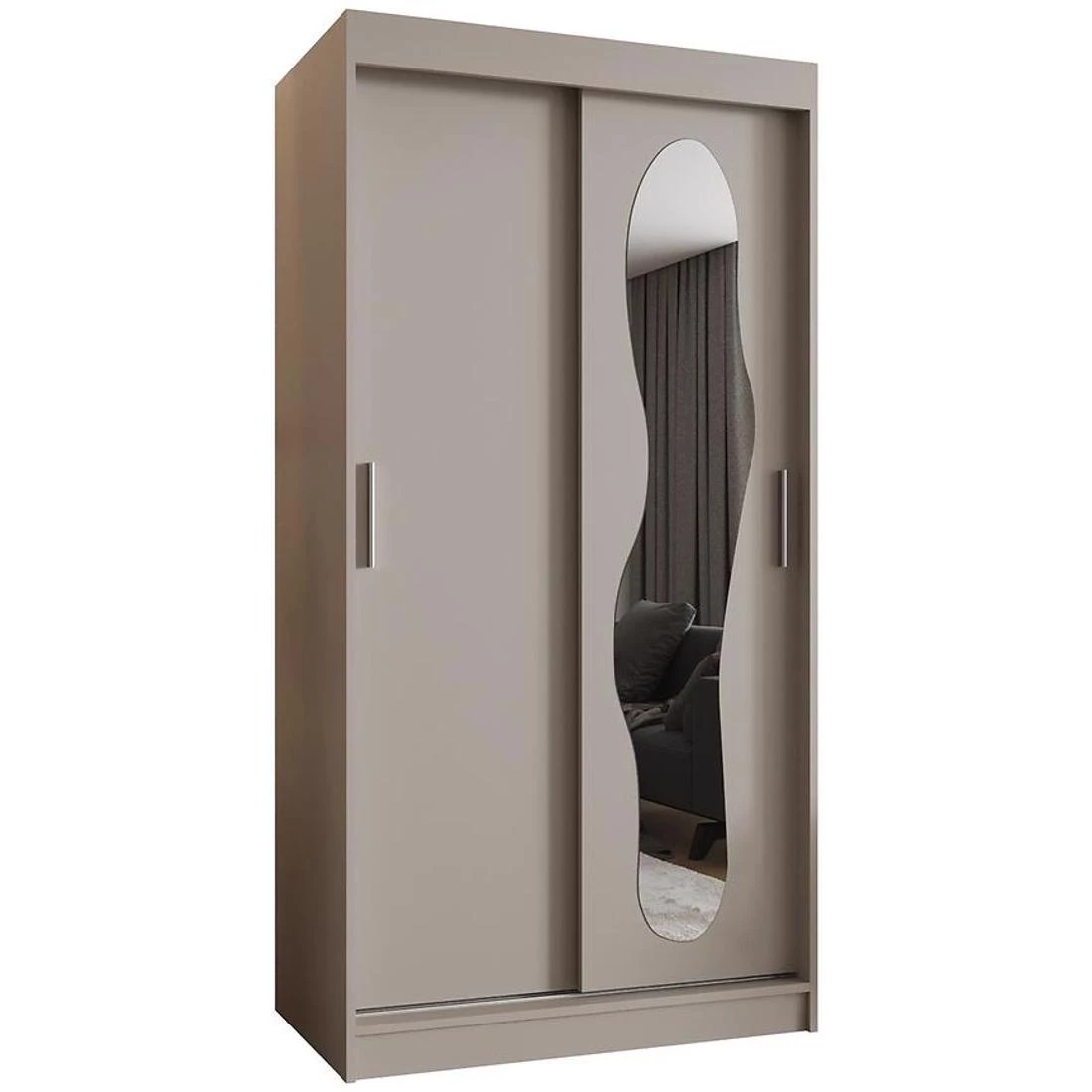 Ultra garderober 100x62x200 cm kašmir