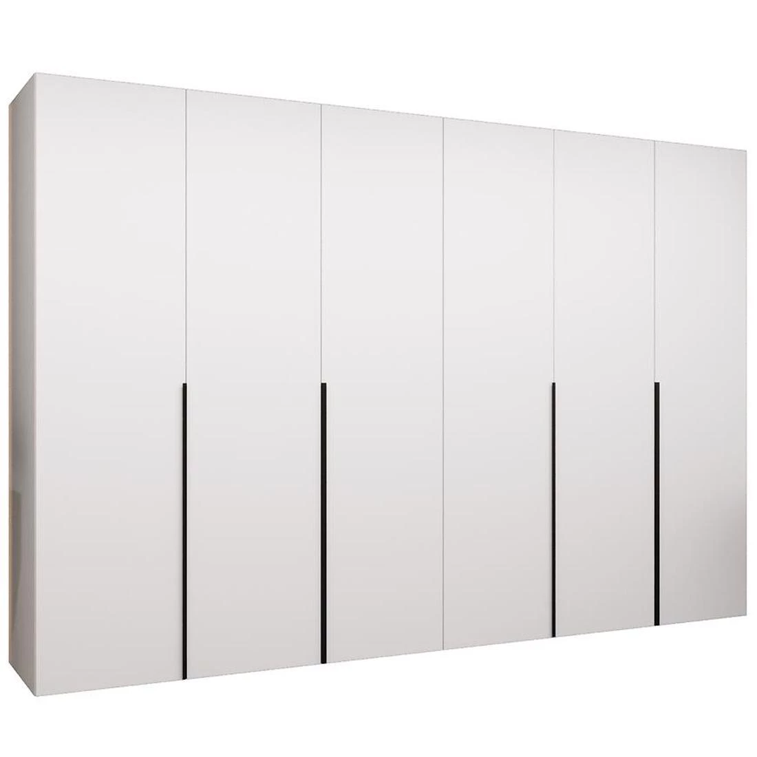 Alicante I garderober 300x50x202 cm bela/crna