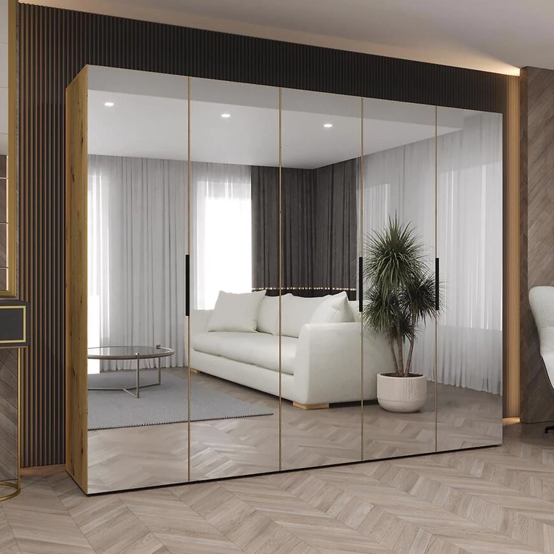 Marbella III garderober 250x50x202 cm artisan