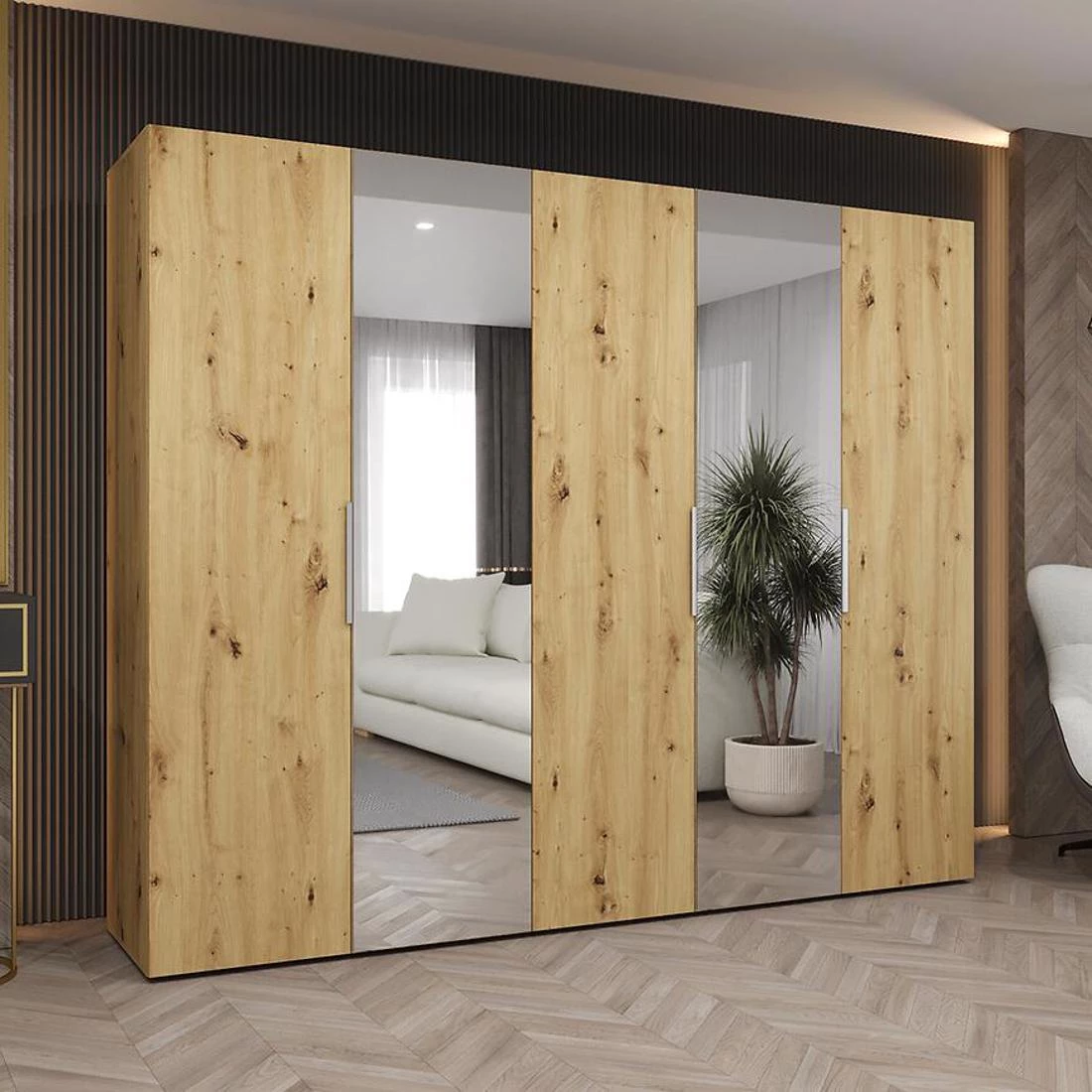 Marbella II garderober 250x50x202 cm artisan