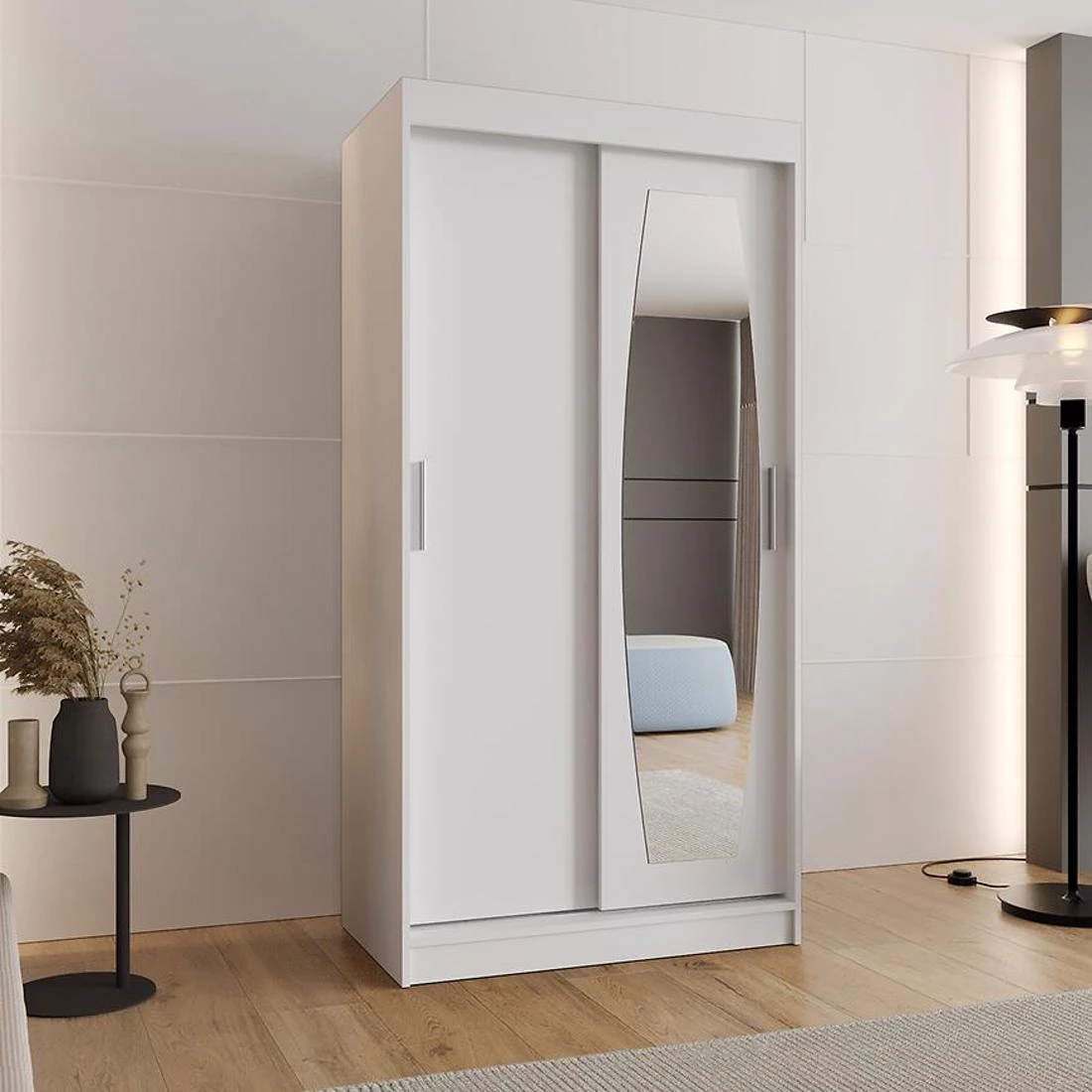 Rossa garderober 100x62x200 cm bela