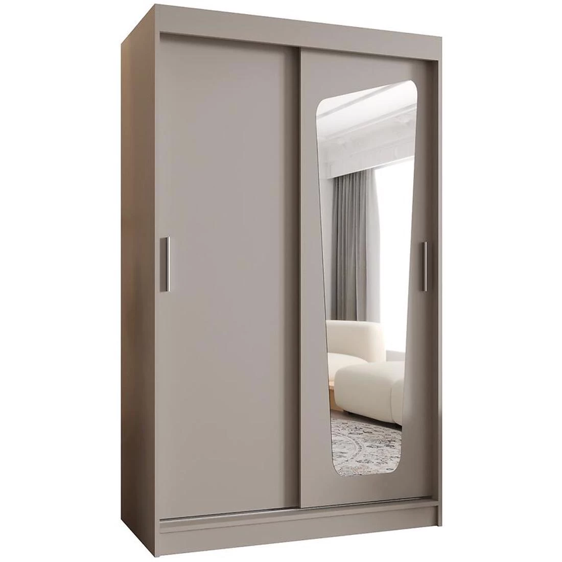 Moka garderober 120x62x200 cm kašmir