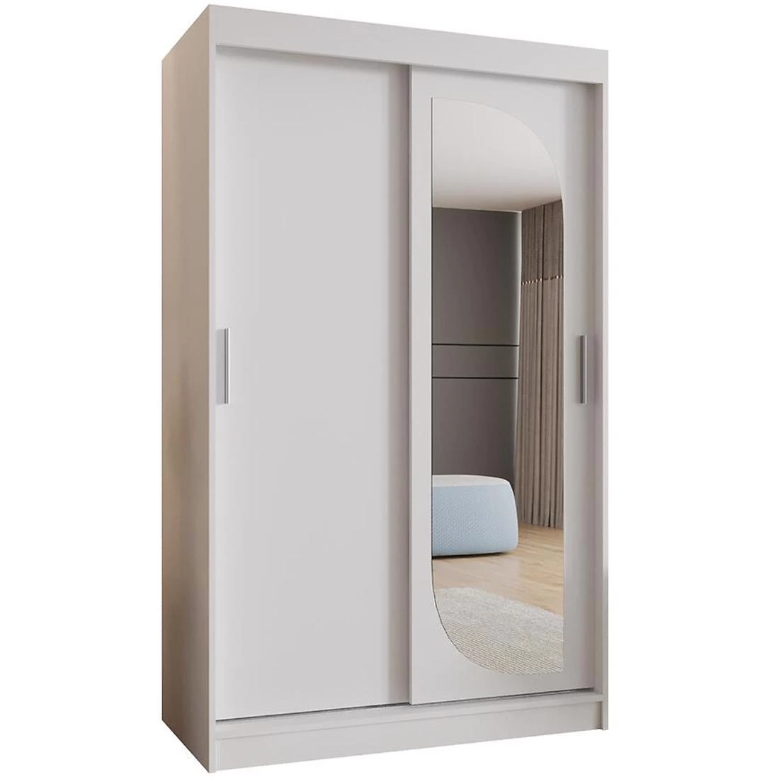 Lucy garderober 120x62x200 cm bela
