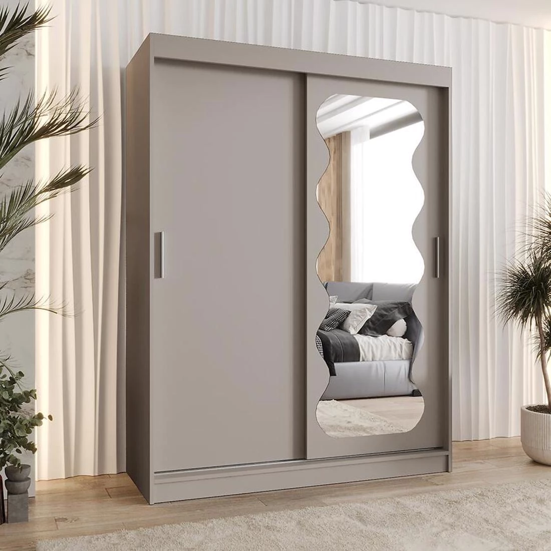 Spoti garderober 150x62x200 cm kašmir