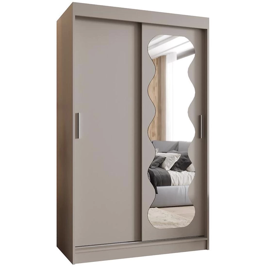 Spoti garderober 120x62x202 cm kašmir