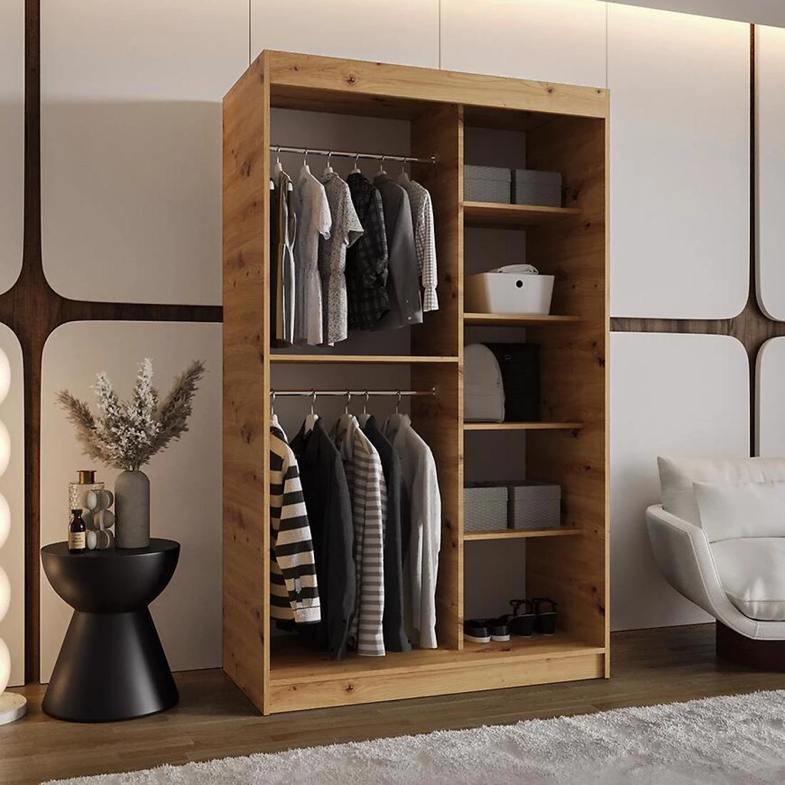 Spoti garderober 120x62x200 cm artisan