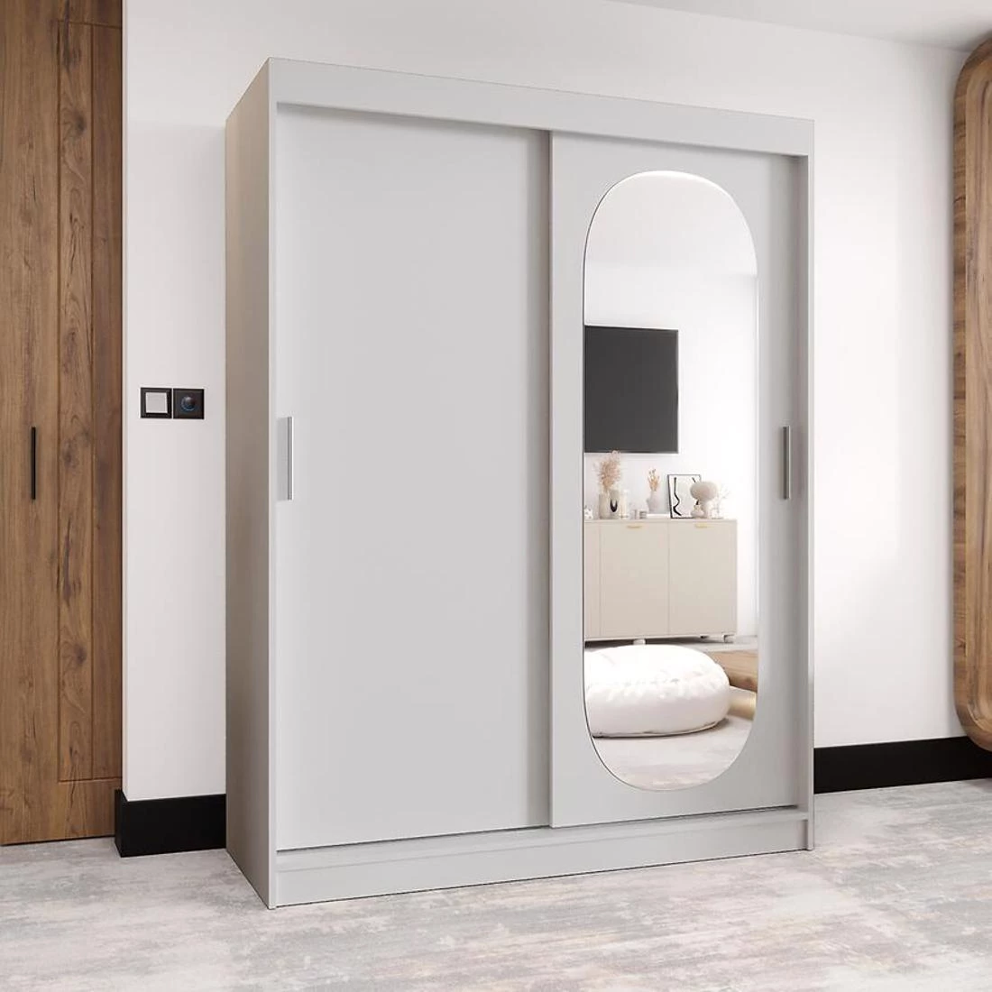 Royal garderober 150x62x200 cm bela