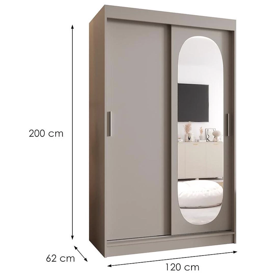 Royal garderober 120x62x200 cm kašmir