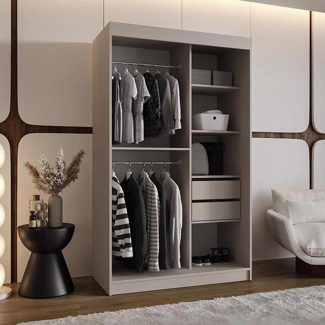 Royal garderober 120x62x200 cm kašmir